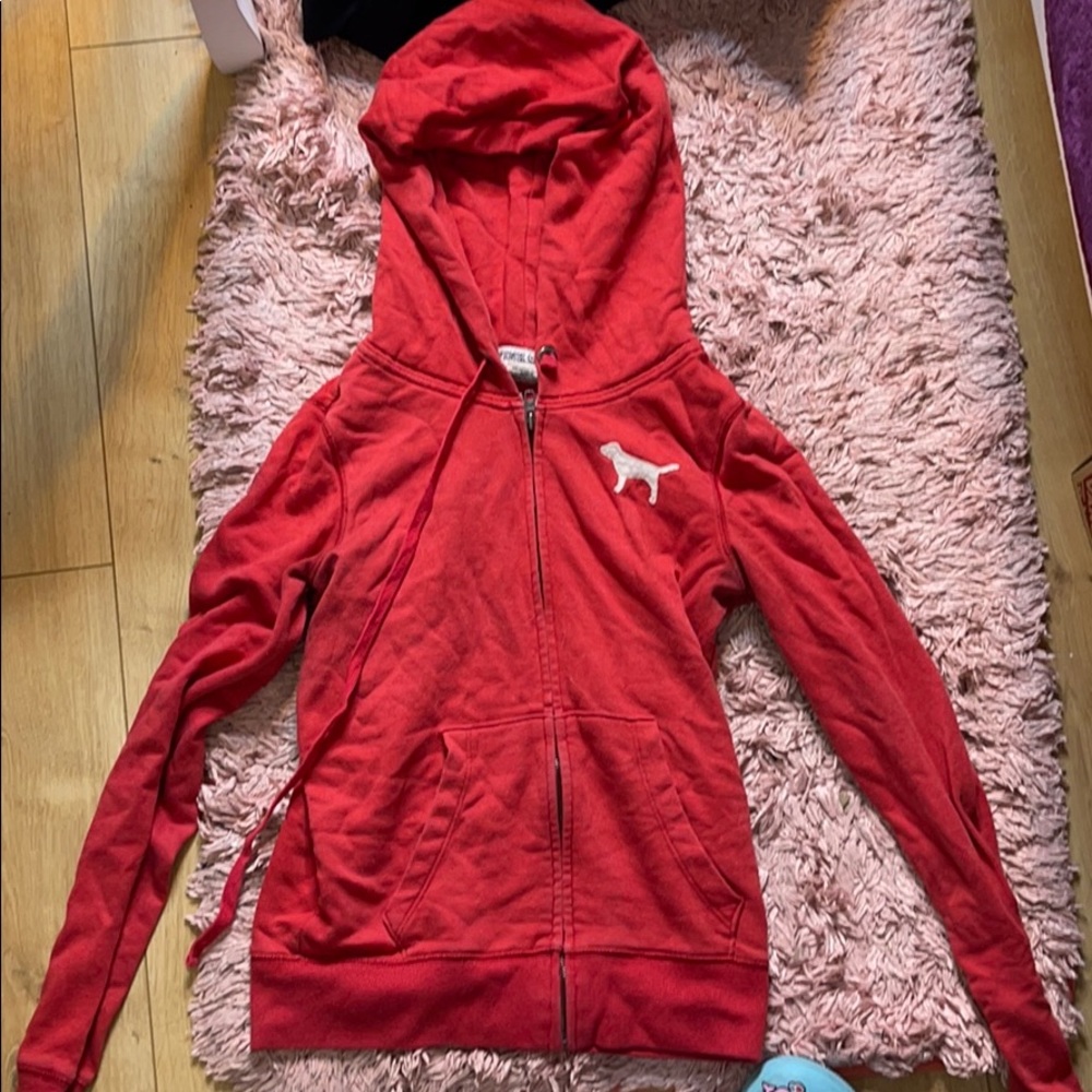 PINK VICTORIA’S SECREET HOODIE